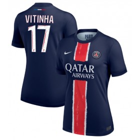 Paris Saint-Germain Vitinha #17 Hemmakläder Dam 2024-25 Kortärmad